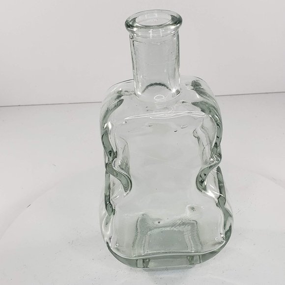 Vintage Cello Violin Bass Guitar Glass Bottle Clear - Picture 3 of 6